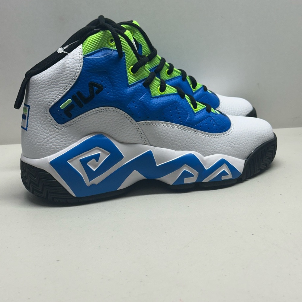 Fila MB “Electric Blue” Size 9  Mens Jamal Mashburn 96 Retro Blue Green Gecko